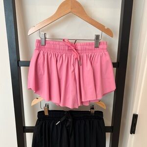Stylish Pink and Black Kids butterfly Shorts